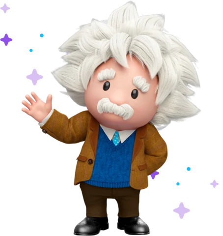 Einstein waving
